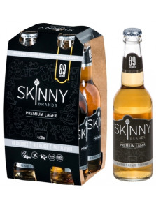 Skinny Lager Beer 4 st x 0.33 l | Gluten Free | Certificata Vegan |